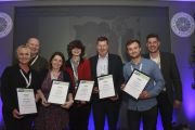 Rising Stars finalists with their certificates (L-R) Shelly Harrison, Kerry Barrett, Haydon Walters,